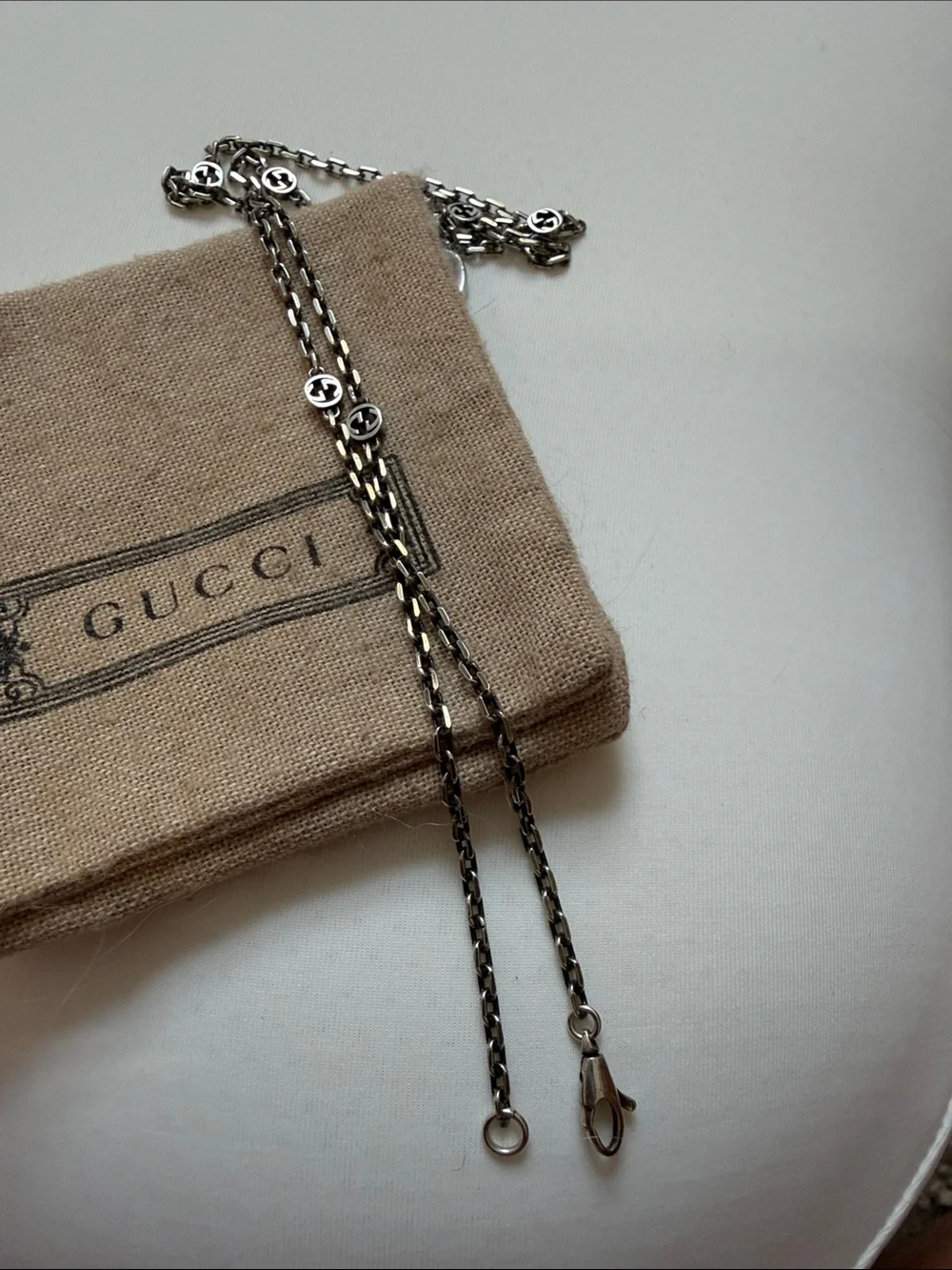 Gucci heart pendant necklace